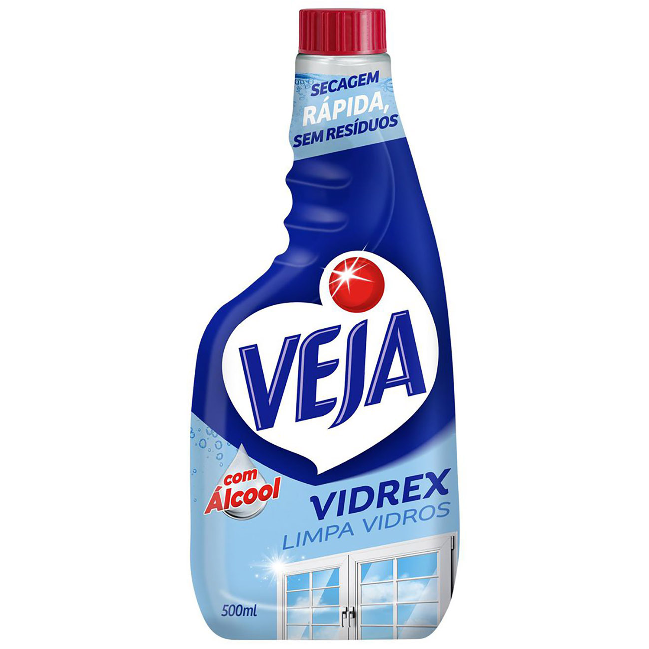LIMPADOR VIDRO VIDREX REC.500 ML