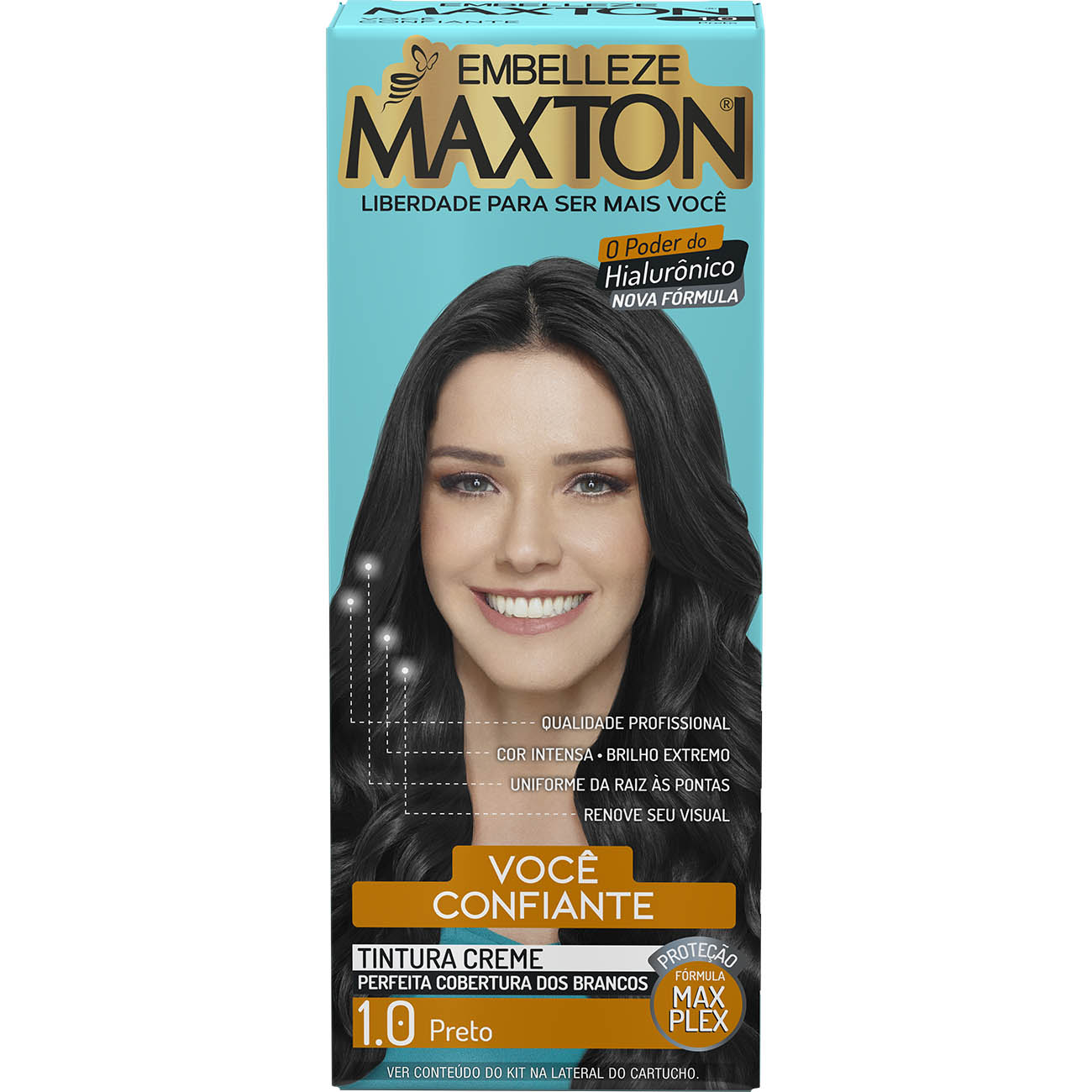 COLORACAO MAXTON KIT PRAT. 1.0 PRETO