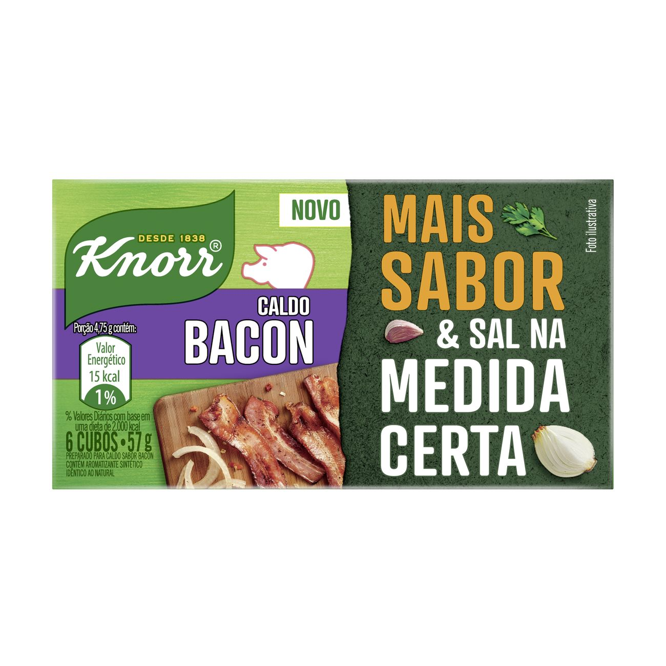 CALDO KNORR 57 G BACON