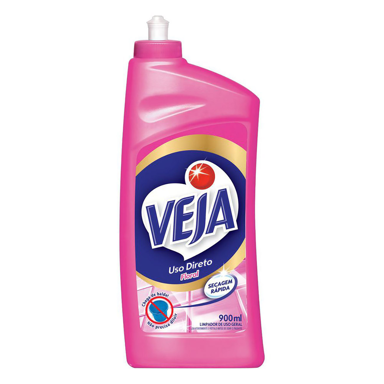 LIMPADOR VEJA U.DIRETO 900 ML FLORAL