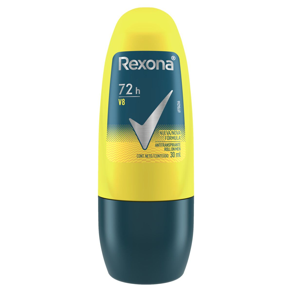 DESODORANTE ROLLON REXONA COMPACT 30G MASCULINO V8