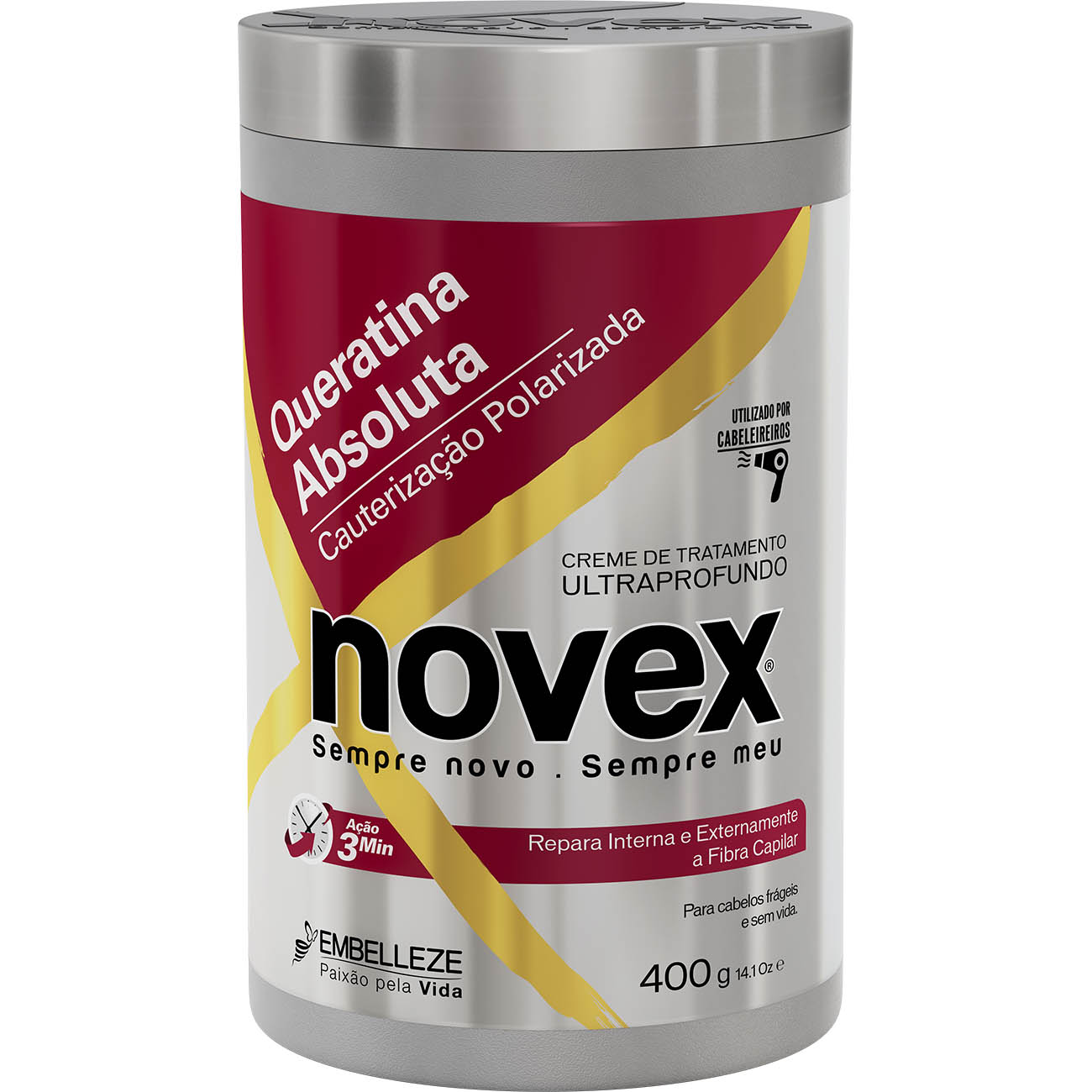CREME DE TRATAMENTO NOVEX 400G QUERATINA