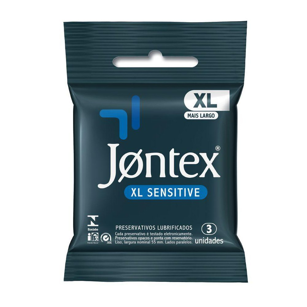 PRESERV JONTEX LUBRIF C/3 UN XL SENSITIVE