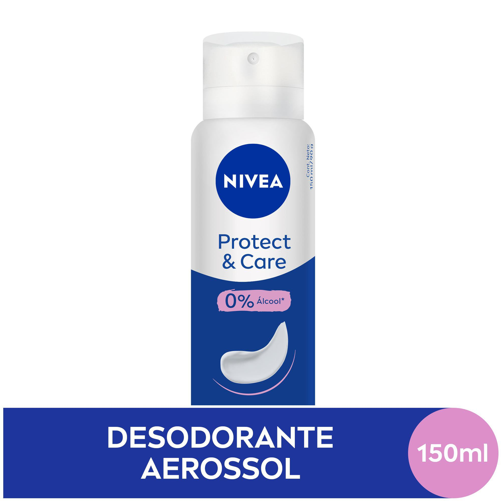 DESODORANTE AEROSSOL NIVEA 72H 150ML PROTECT & CARE