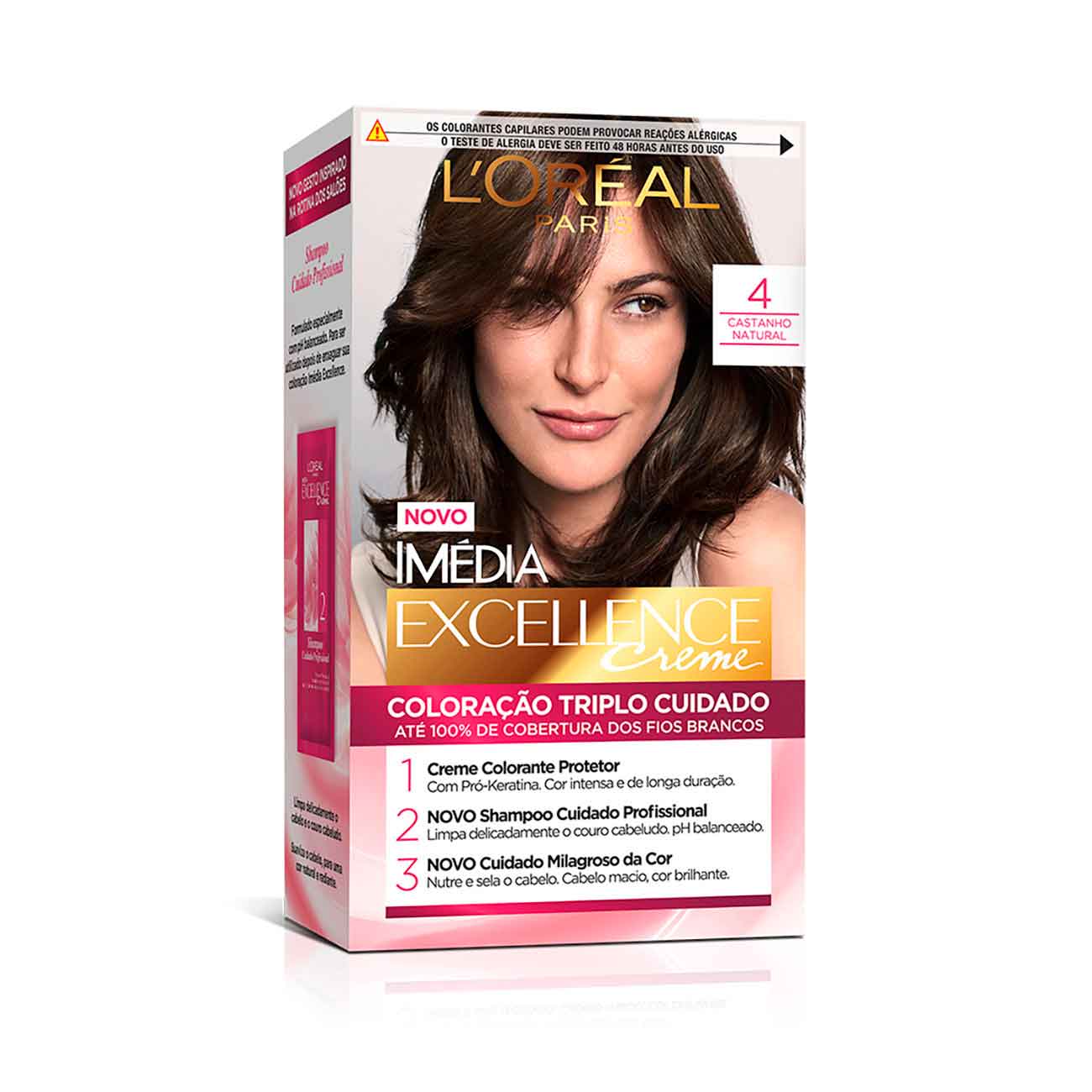 COLORACAO IMEDIA EXC 4 CASTANHO NATURAL