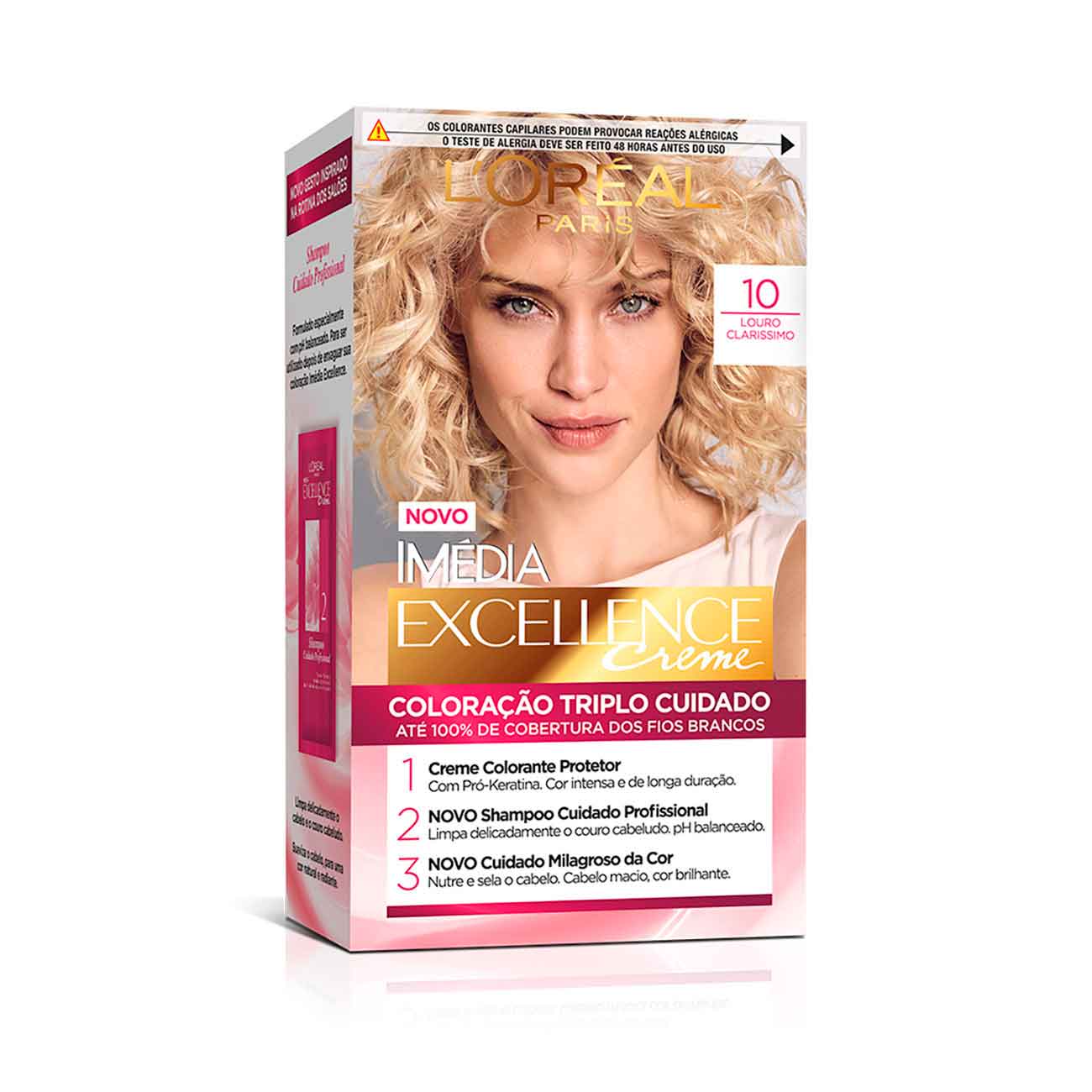 COLORACAO IMEDIA EXC 10 LOURO CLARISSIM0