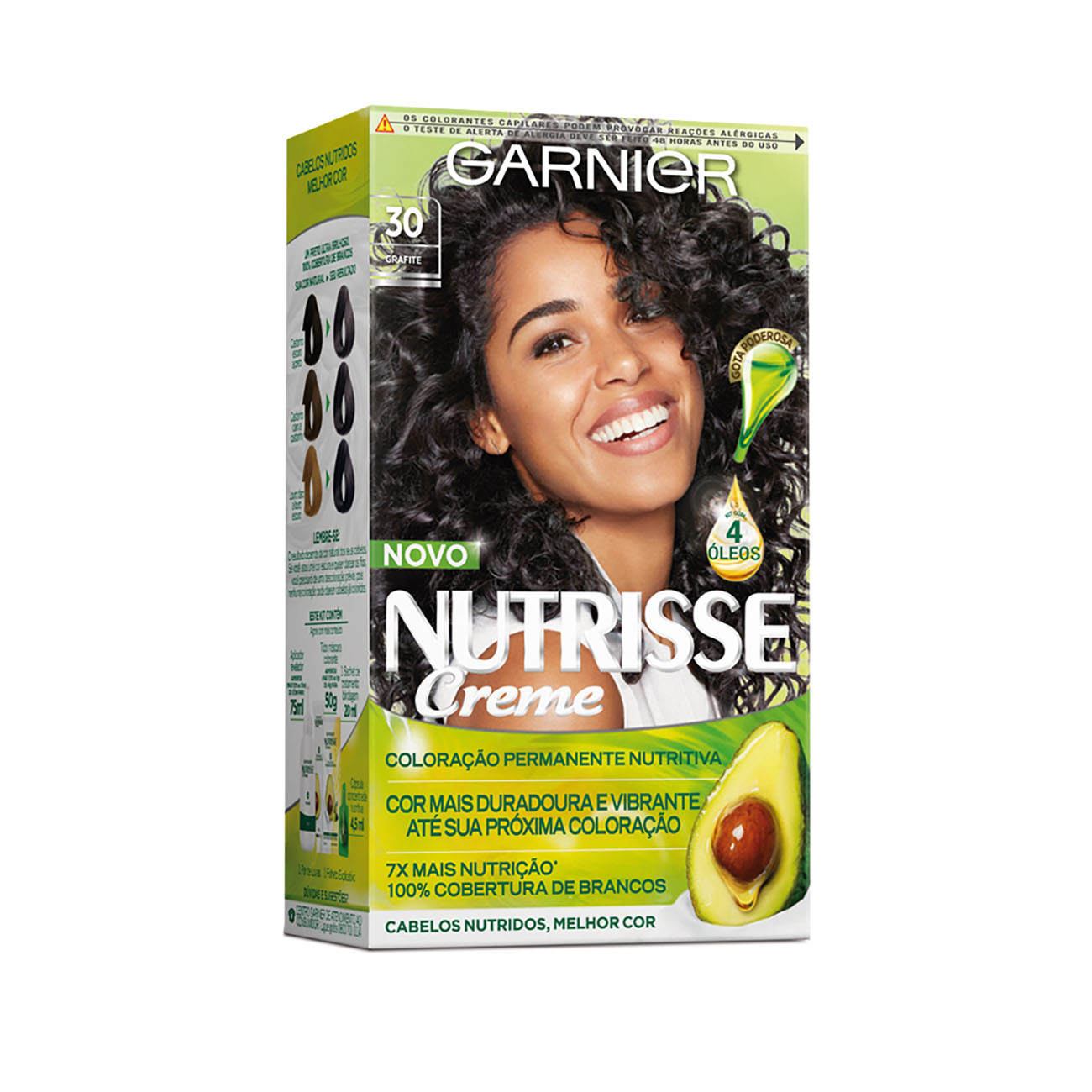 COLORACAO NUTRISSE 30 CASTANHO ESCURO