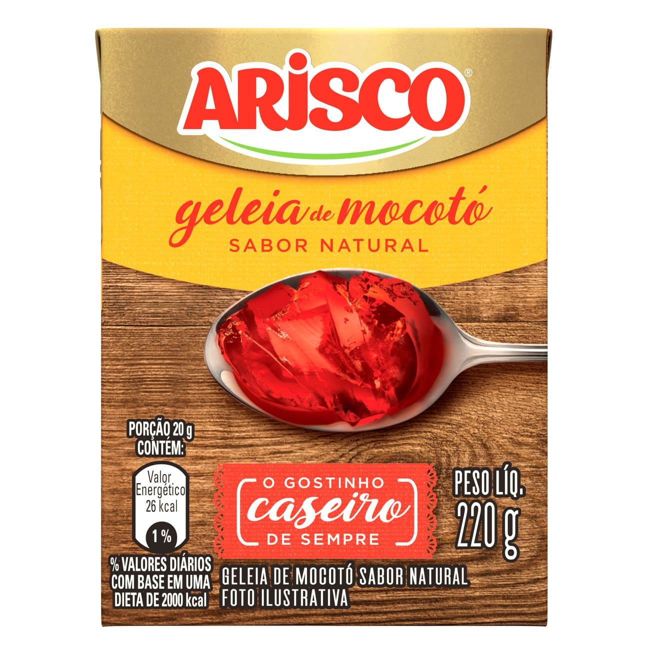 GELEIA MOCOTO ARISCO TP 220 G NATURAL