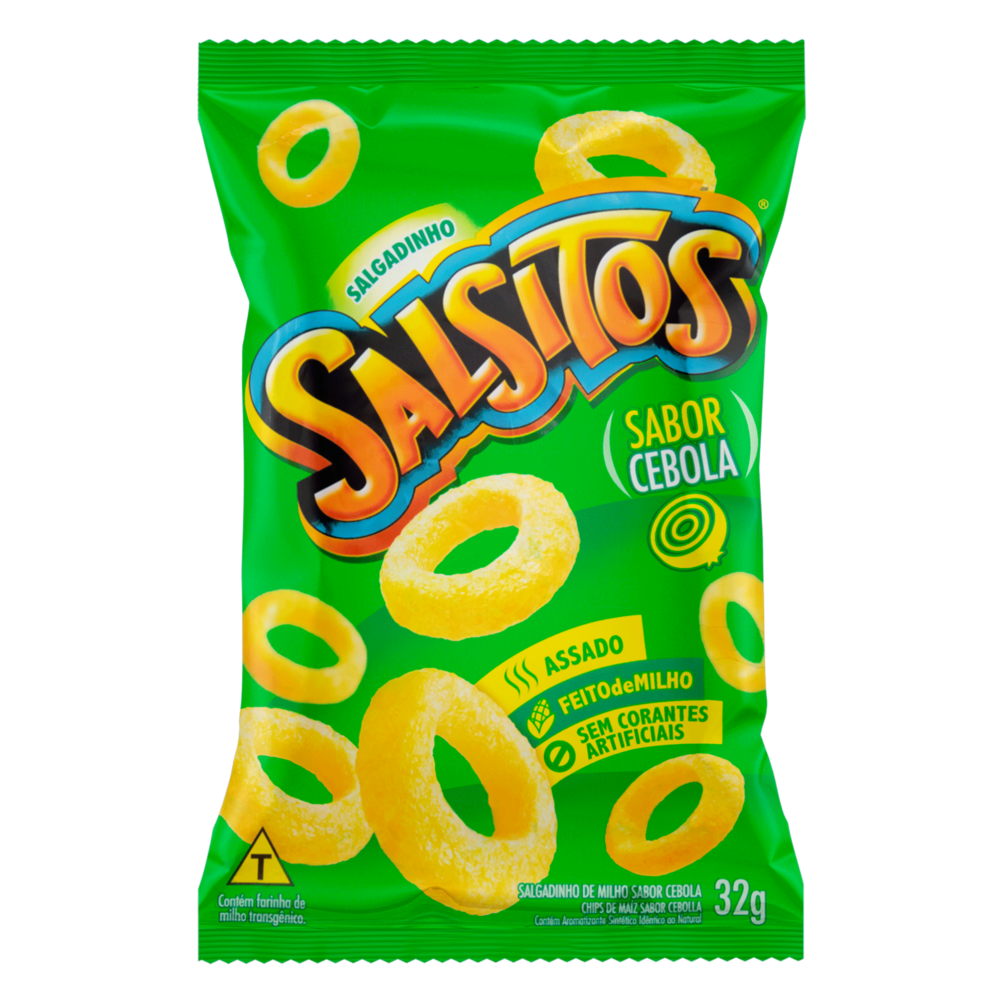 SALSITO SNACK DE MILHO 32G CEBOLA