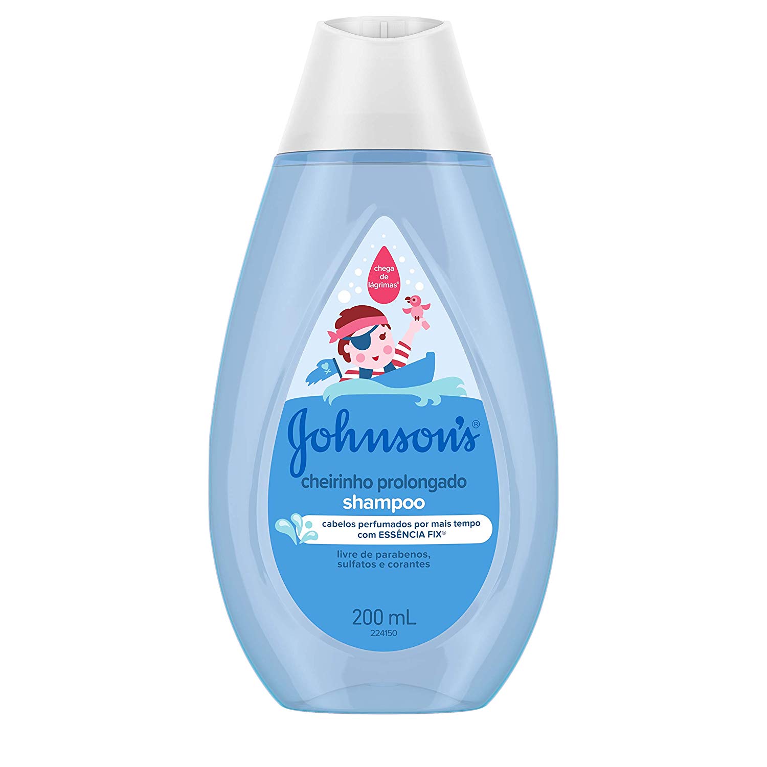 SHAMPOO INF J&J BABY 200 ML CHEIRINHO PROLONGADO