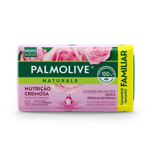 SABONETE PALMOLIVE NATS 150G. LEITE/PET.ROSAS