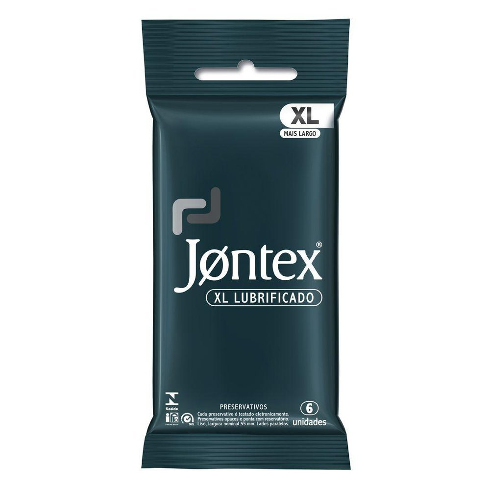 PRESERVATIVO JONTEX LUBRIFICADO C/6 UN XL