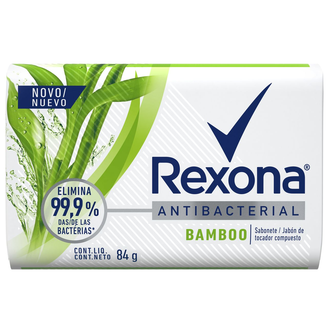 SABONETE REXONA 84G ANTIBACTERIAL BAMBOO