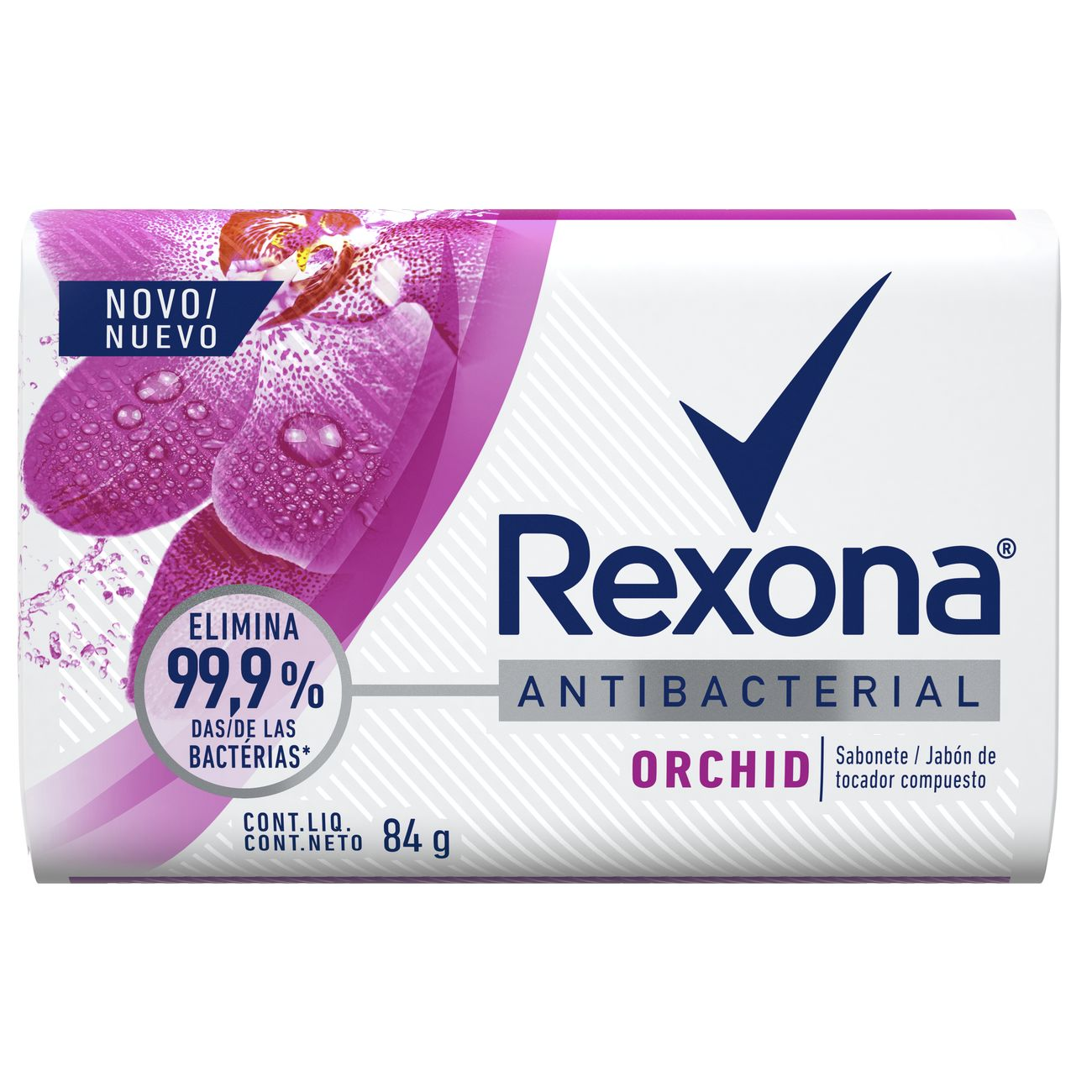 SABONETE REXONA 84G ANTIBACTERIAL AGUA DE ROSAS