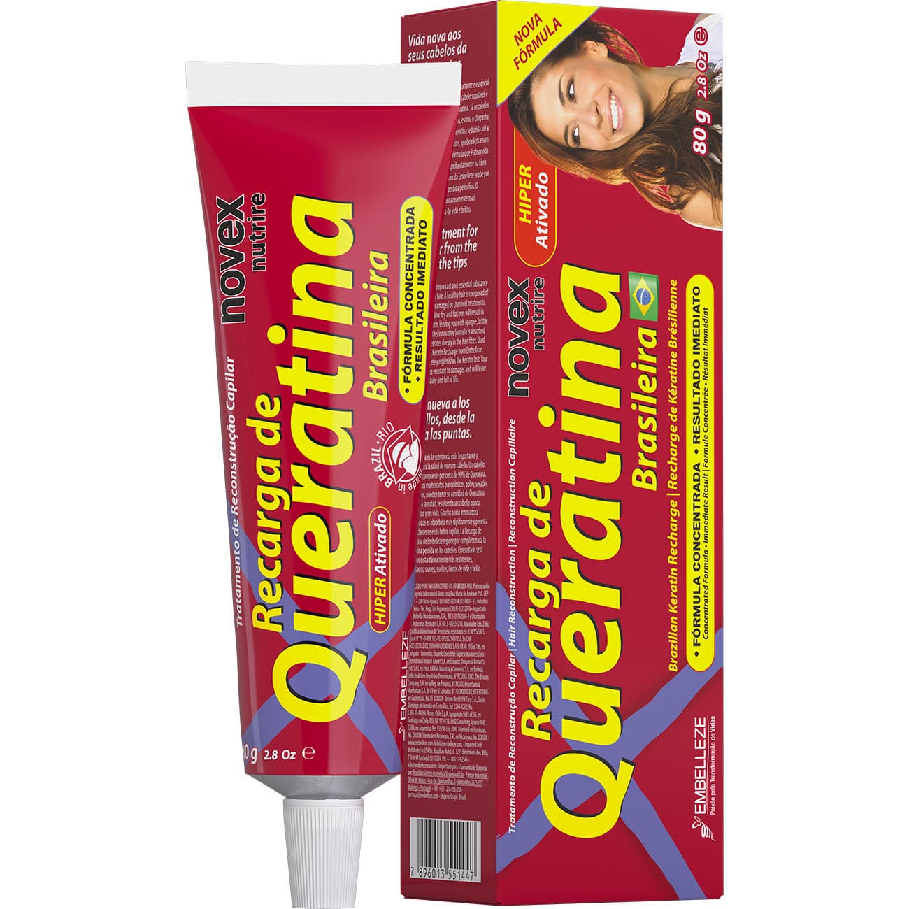 RECARGA DE QUERATINA NUTRIRE 80G