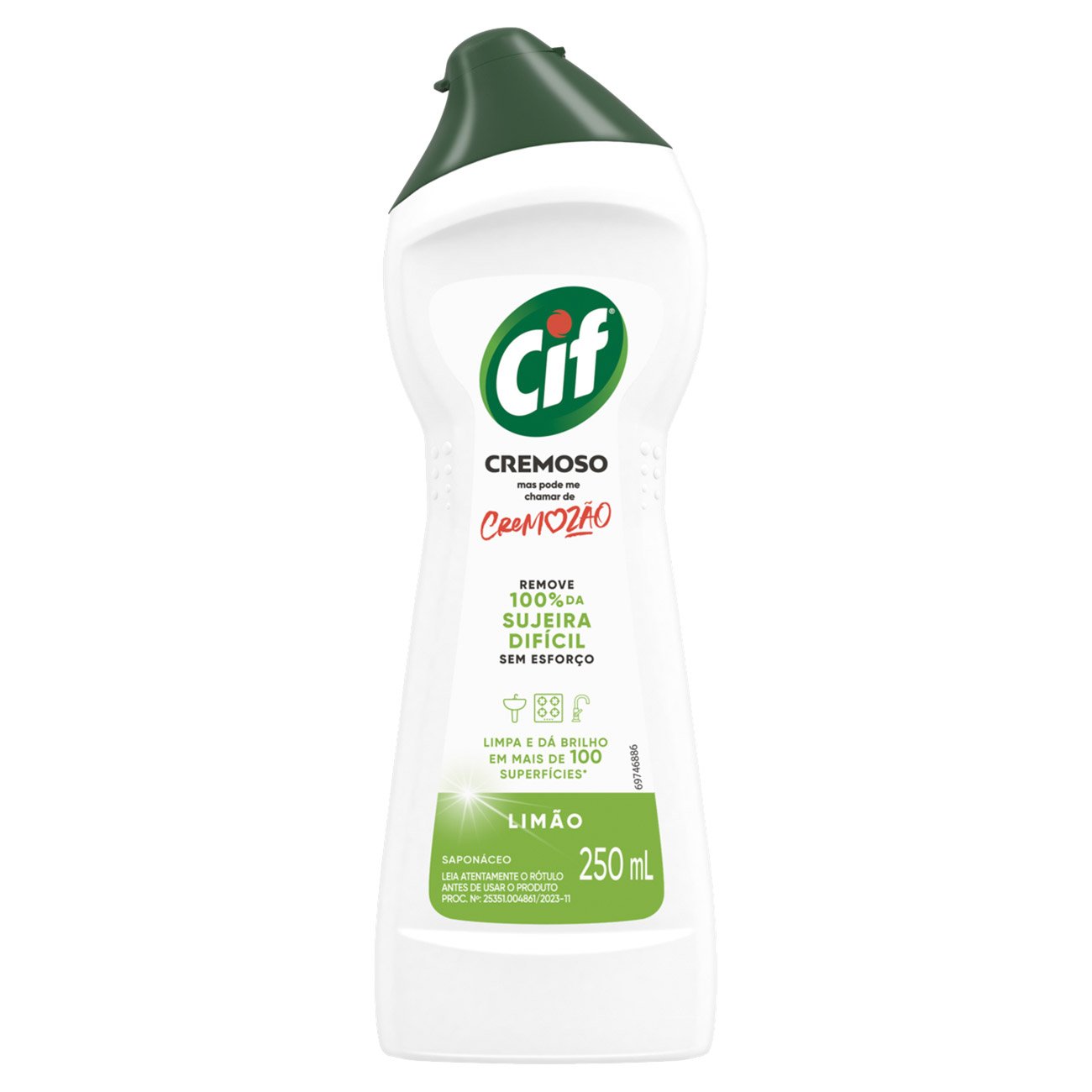 LIMPADOR CIF CREMOSO L.PROFUNDA 250ML LIMAO