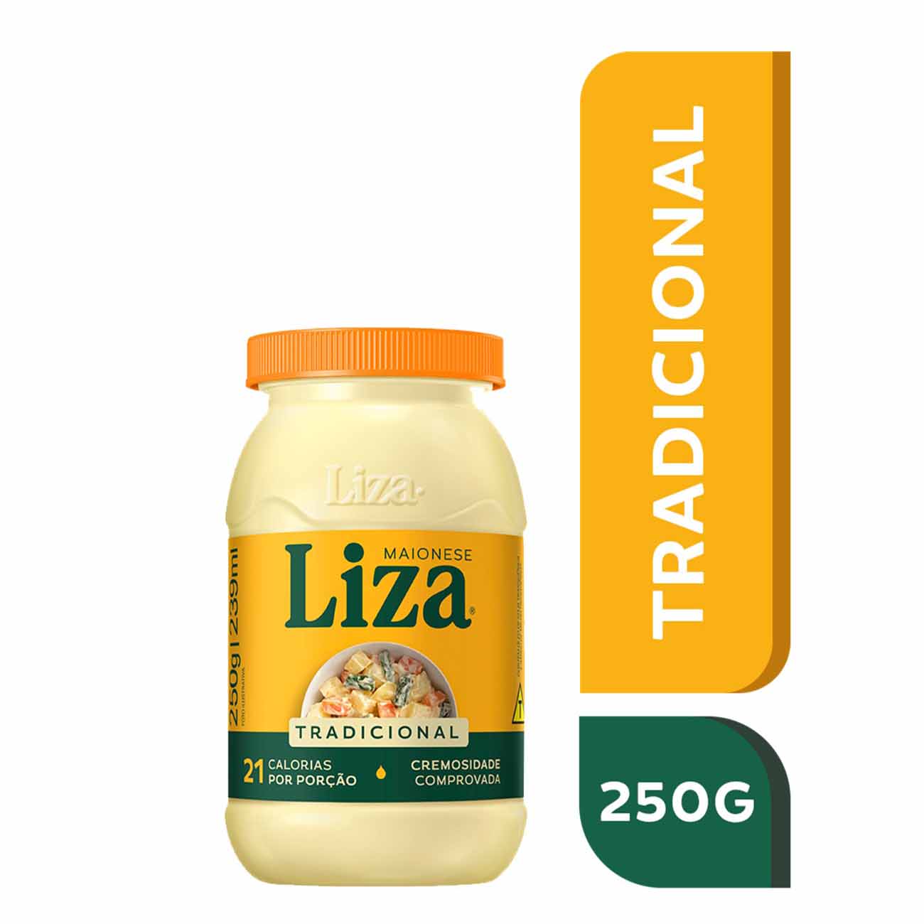 MAIONESE LIZA POTE 250G TRADICIONAL