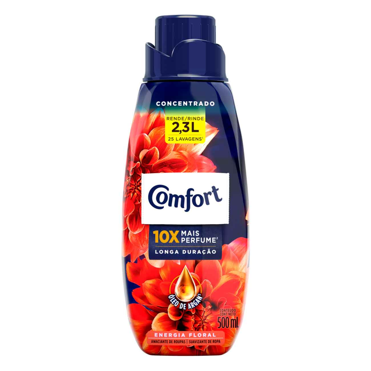 AMACIANTE COMFORT CONC. 500ML HYDRA SERUM ENERGIA FLORAL