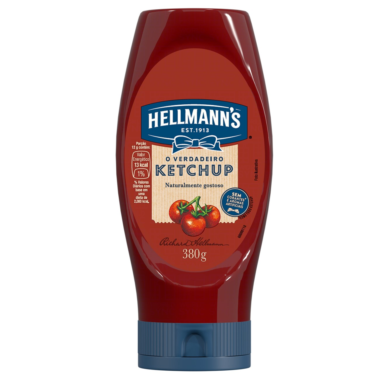KETCHUP HELLMANNS 380G SQUEZE TRADICIONAL