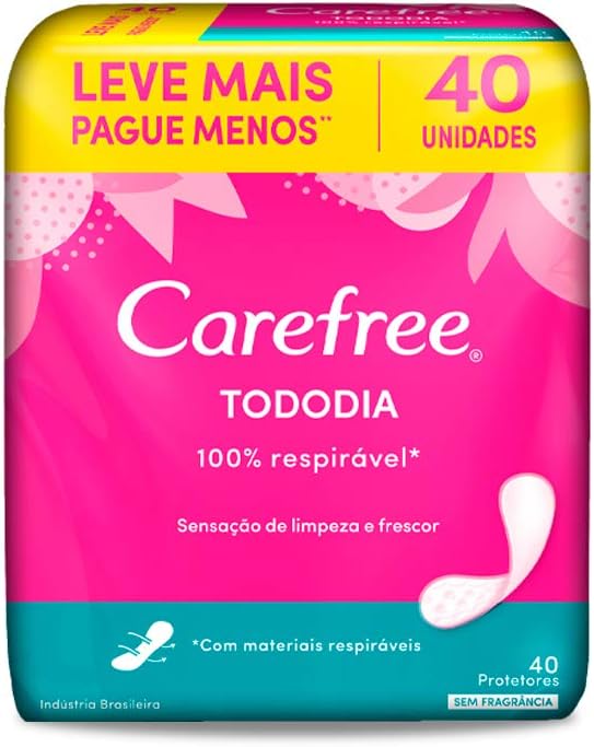 PROTETOR CAREFREE C/40 UN TODO DIA S/PERFUME