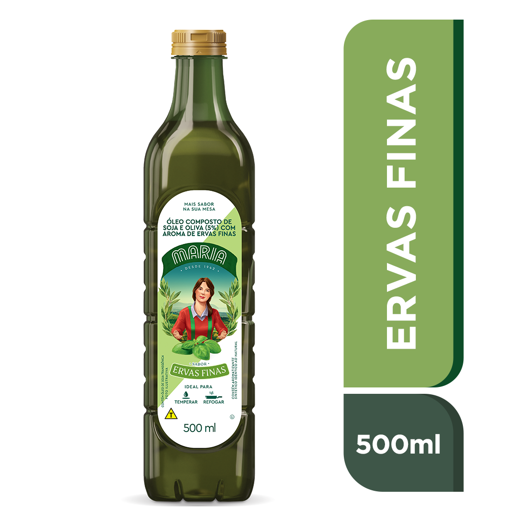 OLEO COMPOSTO MARIA PET 500 ML ERVAS FINAS