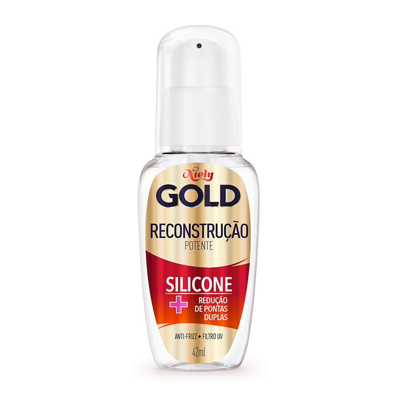 REPARADOR DE PONTAS NIELY GOLD 42ML SILICONE RECONSTRUÇÃO POTENTE