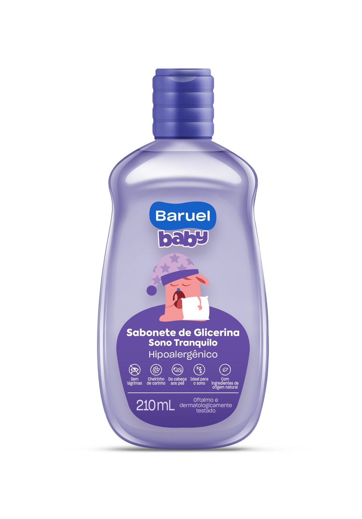 SABONETE INFANTIL LIQUIDO TURMA DA XUXINHA 210ML SONO TRANQUILO