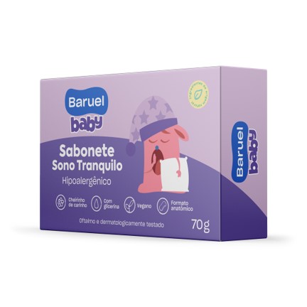 SABONETE BARUEL BABY 70G SONO TRANQUILO