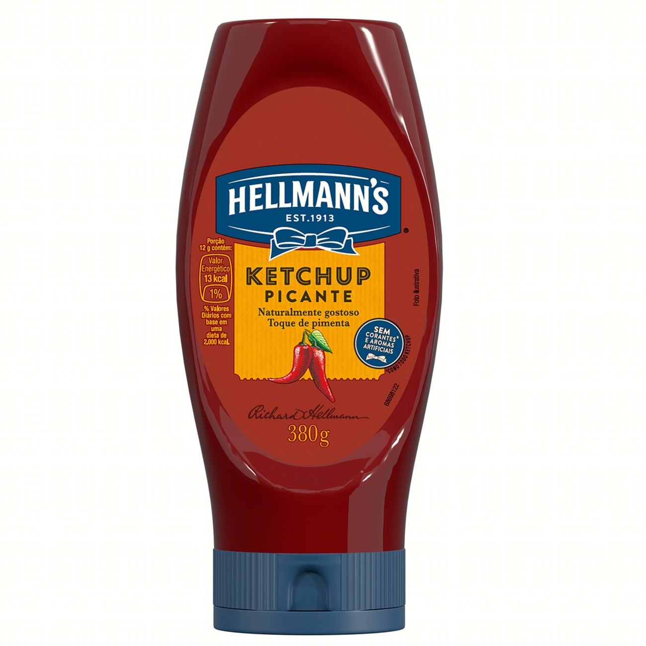 KETCHUP HELLMANNS 380G SQUEZE PICANTE