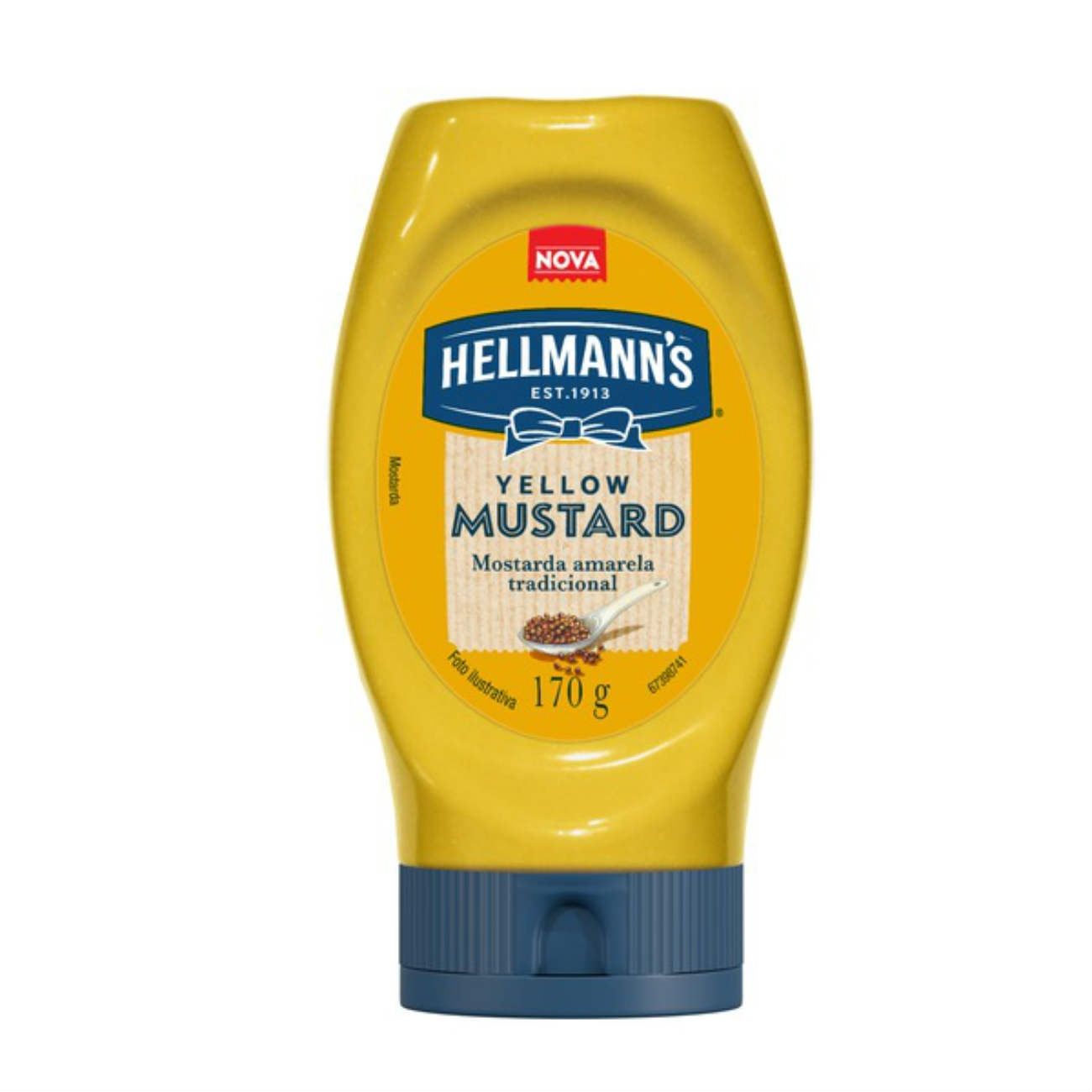 MOLHO MOSTARDA HELLMANNS 170G SQUEEZE