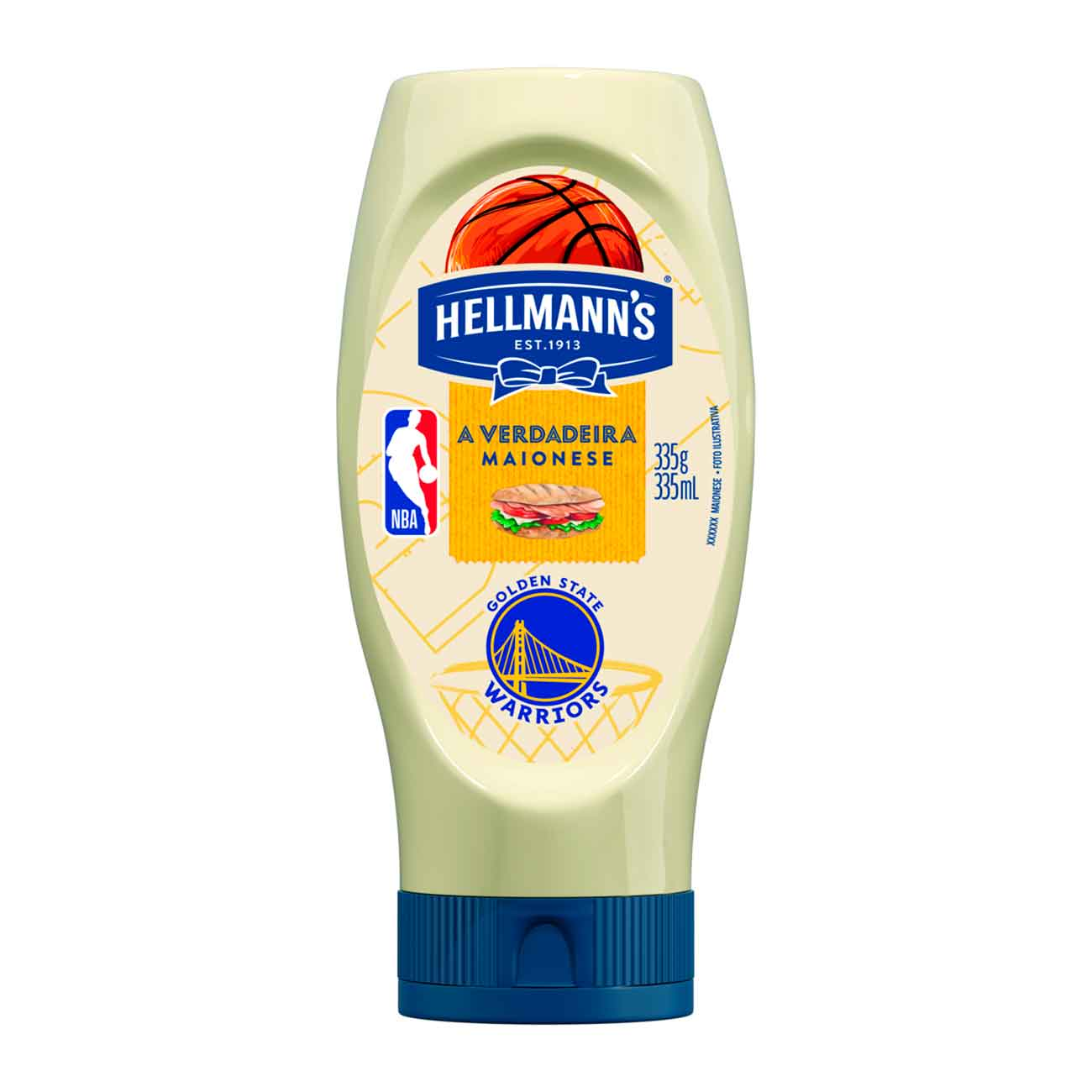MAIONESE HELLMANNS 335G SQUEEZE. TRADICIONAL