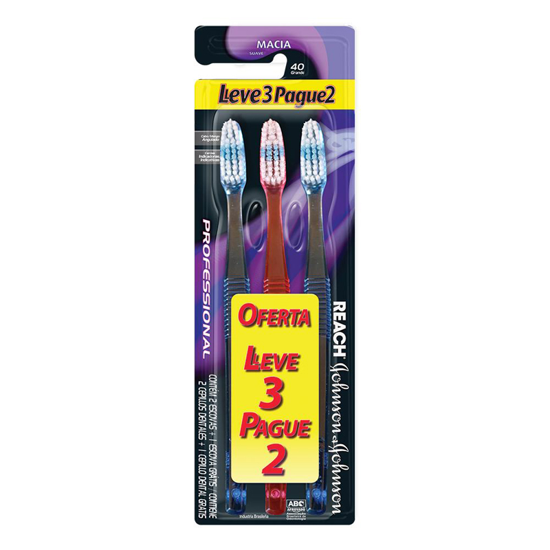 ESCOVA DENTAL J&J REACH GR MACIA 40 L3P2 1X3 U