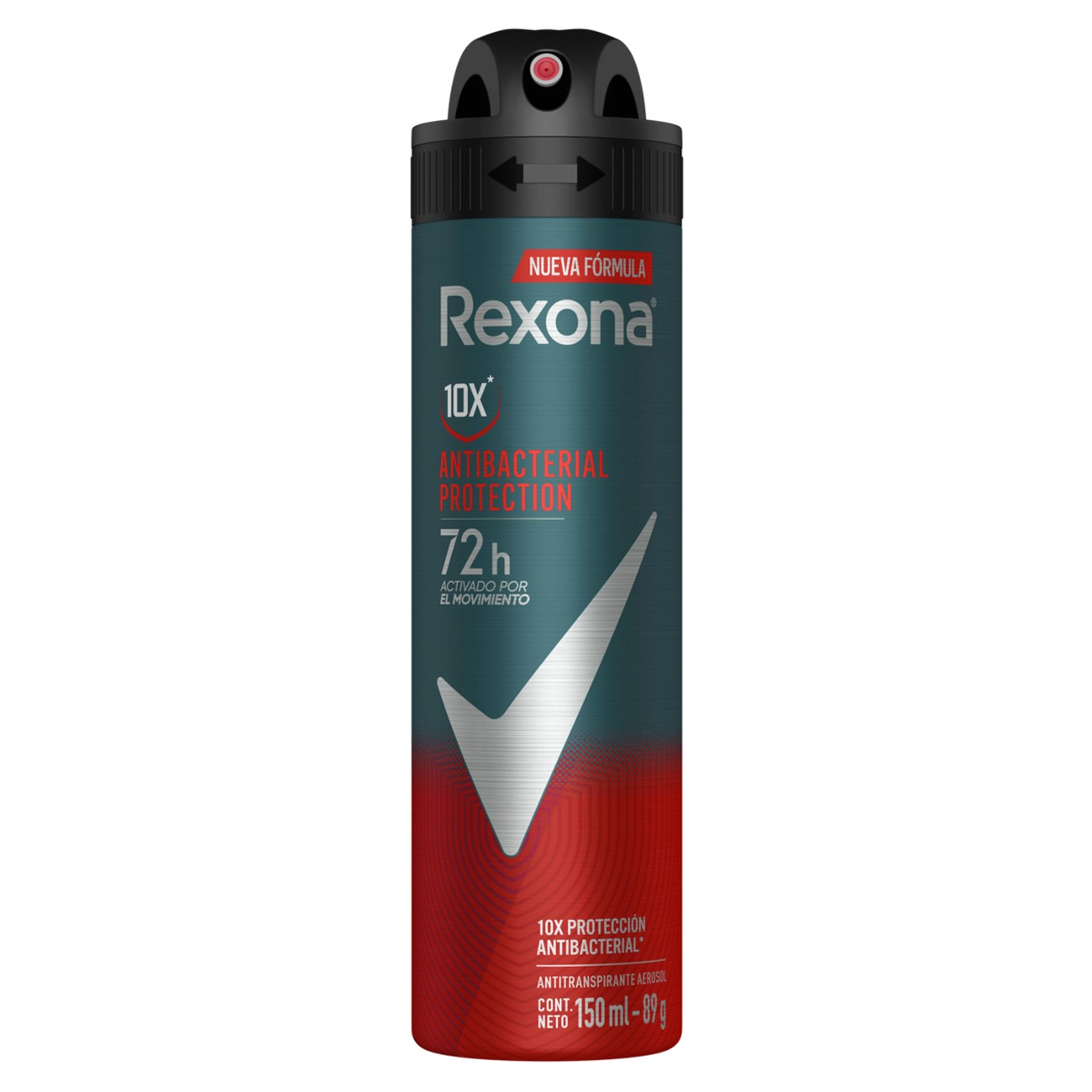 DESODORANTE AEROSSOL REXONA 150ML MASCULINO ANTIBACTERIAL