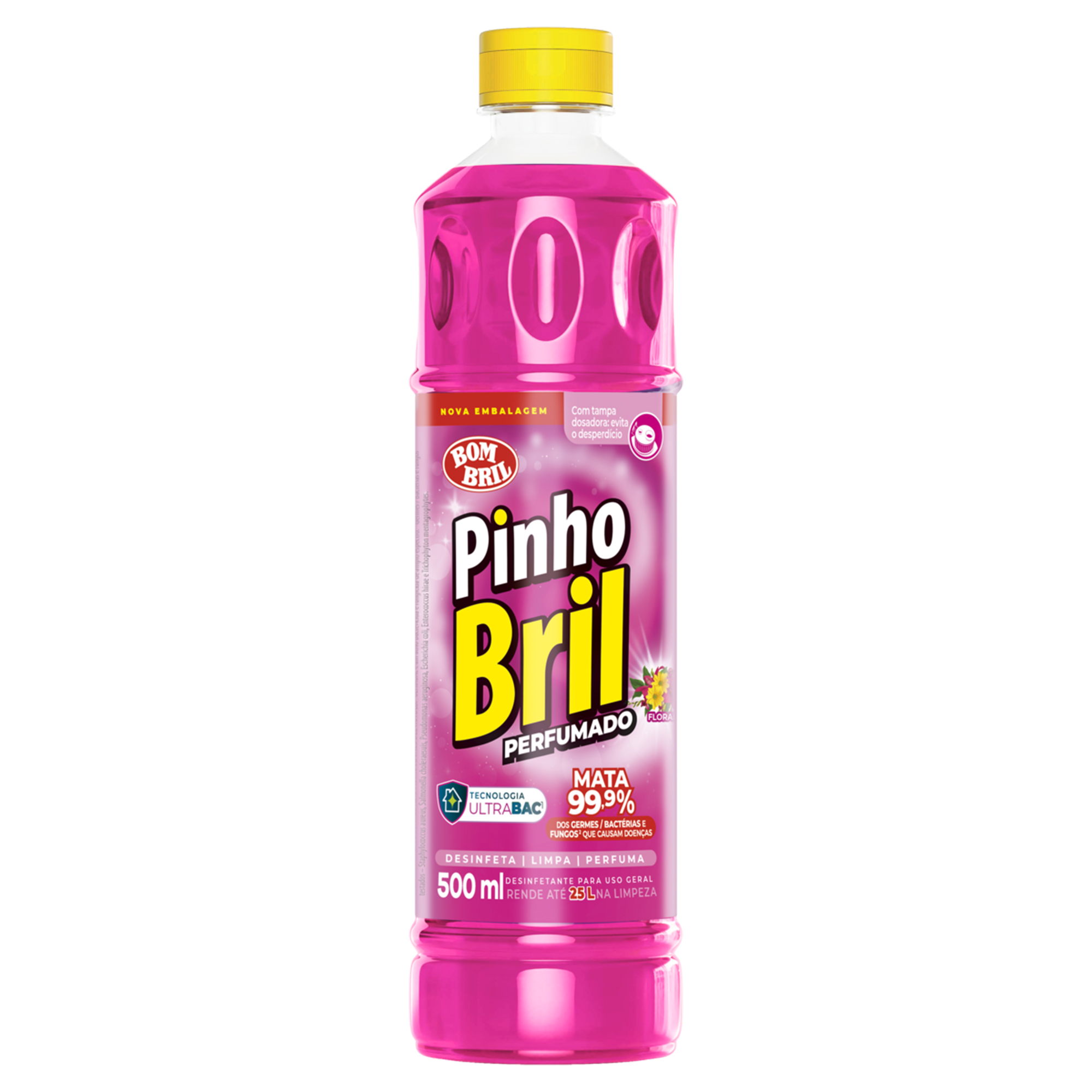 DESINFETANTE BOMBRIL PINHO BRIL 500ML FLORAL