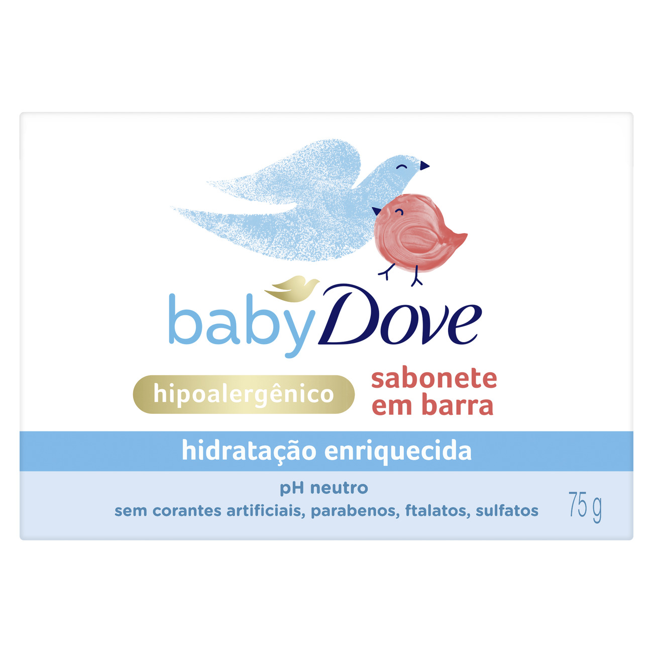 SABONETE INFANTIL DOVE BABY 75G HID ENRIQUECIDA