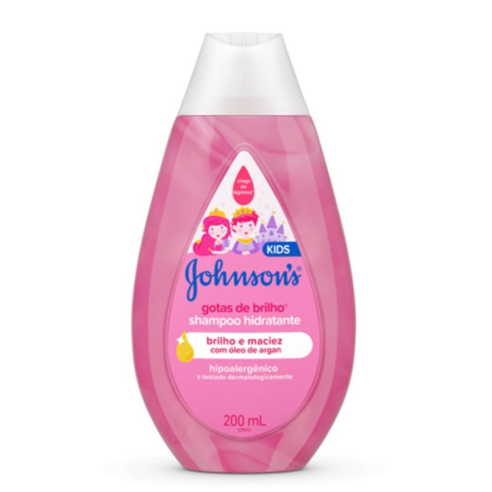 SHAMPOO INFANTIL J&J BABY 200 ML GOTAS DE BRILHO