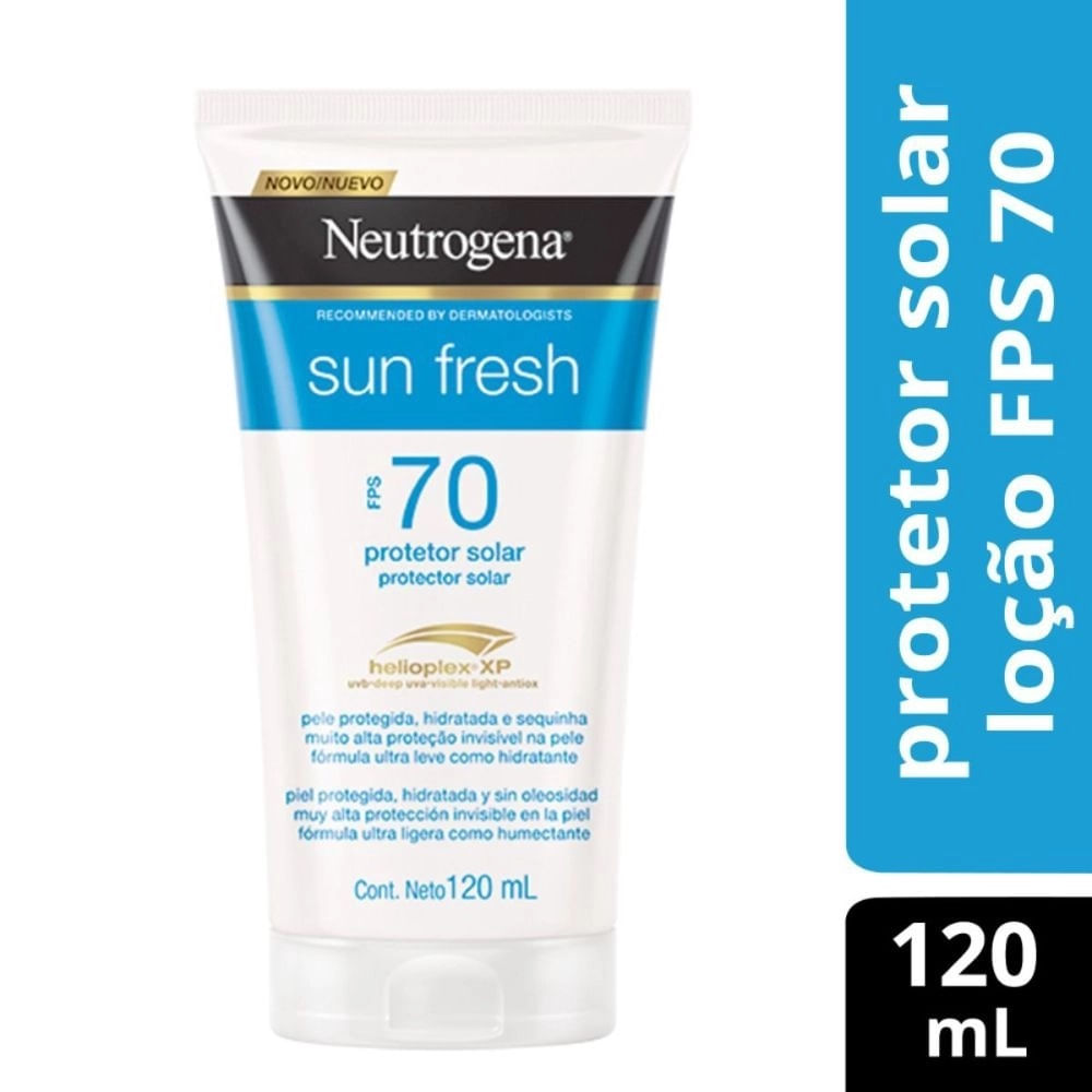 NEUTROGENA PROTETOR SOLAR BLOQ FPS 70 120 ML SUN FRESH