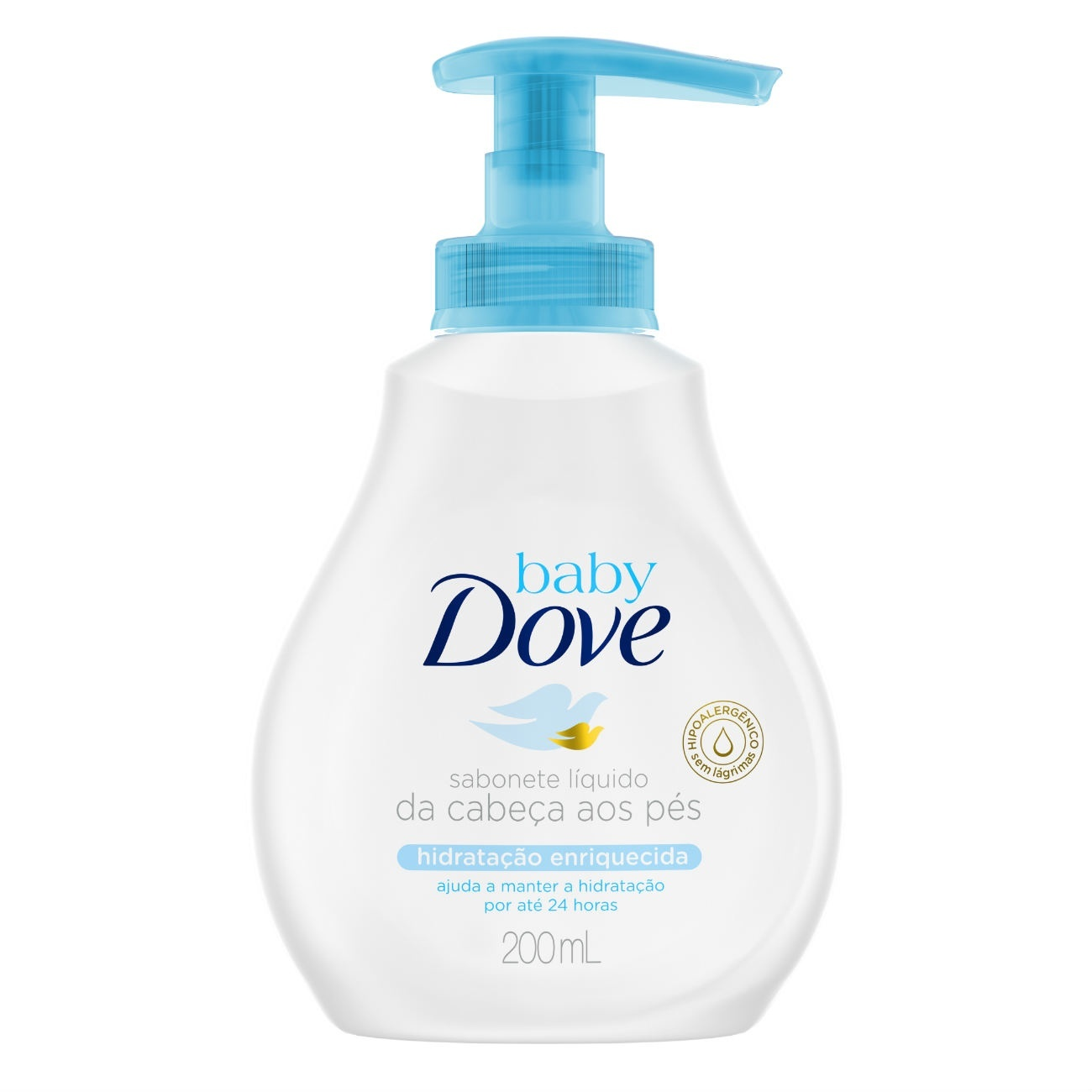 SABONETE INF LQ DOVE BABY 200ML HID ENRIQUECIDA
