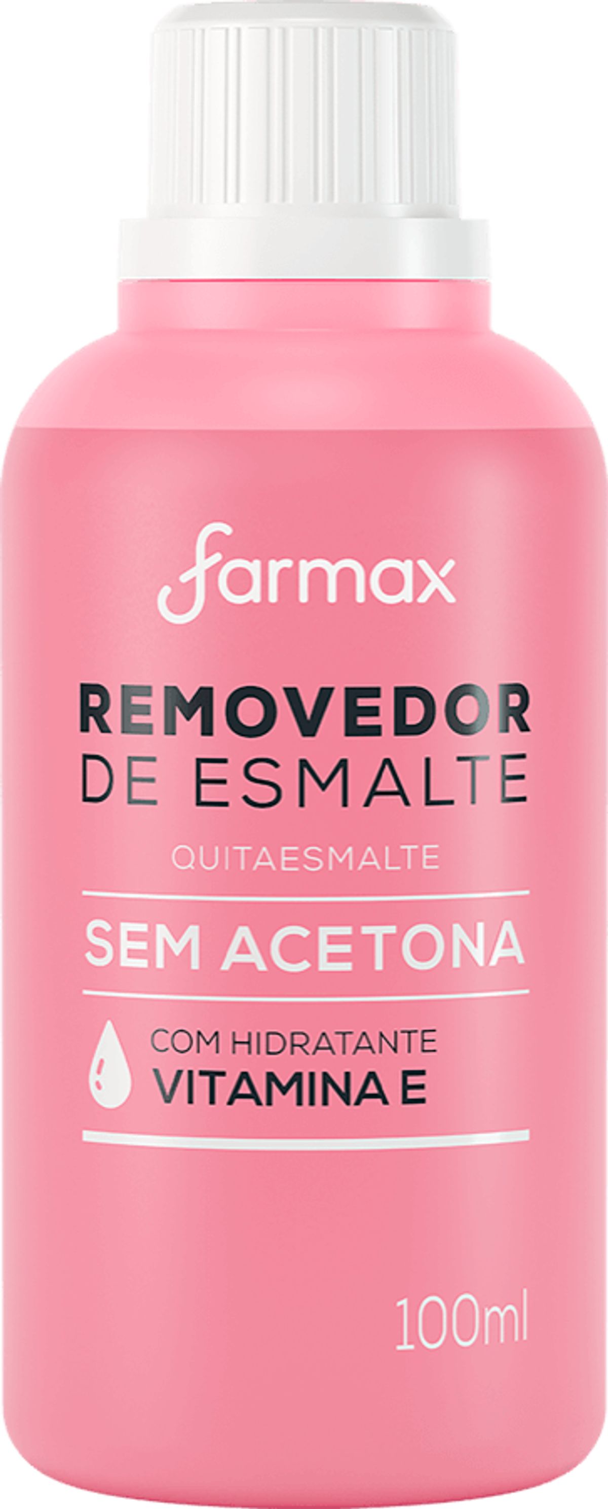 REMOVEDOR SEM ACETONA FARMAX 100ML .