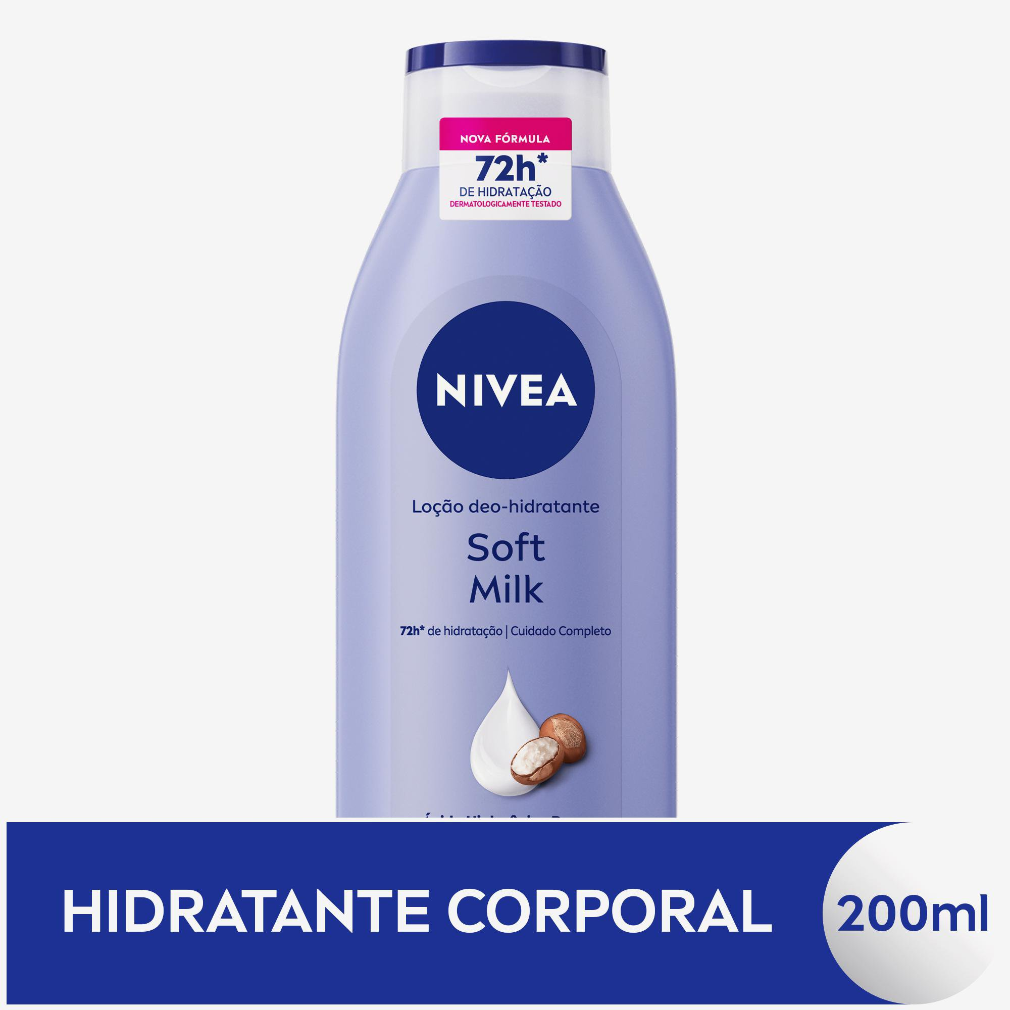 LOCAO NIVEA BODY DEO 200ML SOFT MILK
