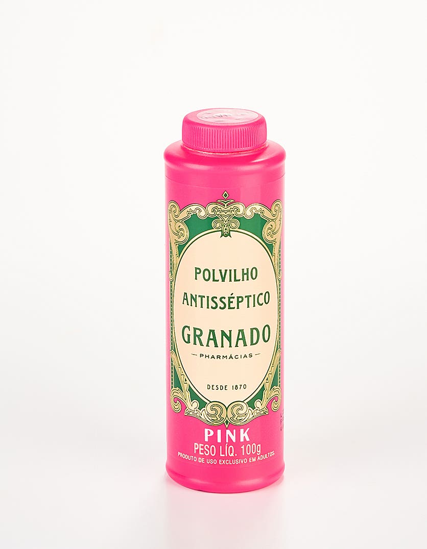 TALCO POLVILHO GRANADO ANTISSEPTICO 100G PINK