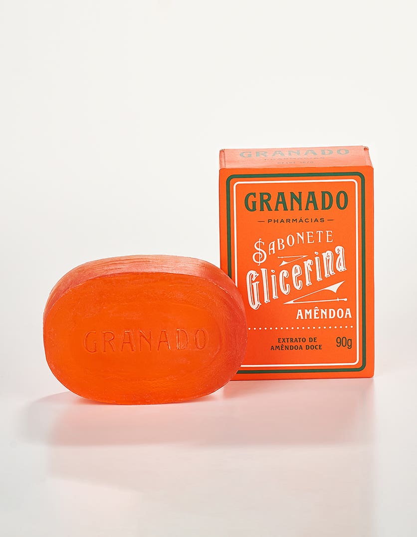 SABONETE GRANADO GLICERINA 90G E AMENDOA