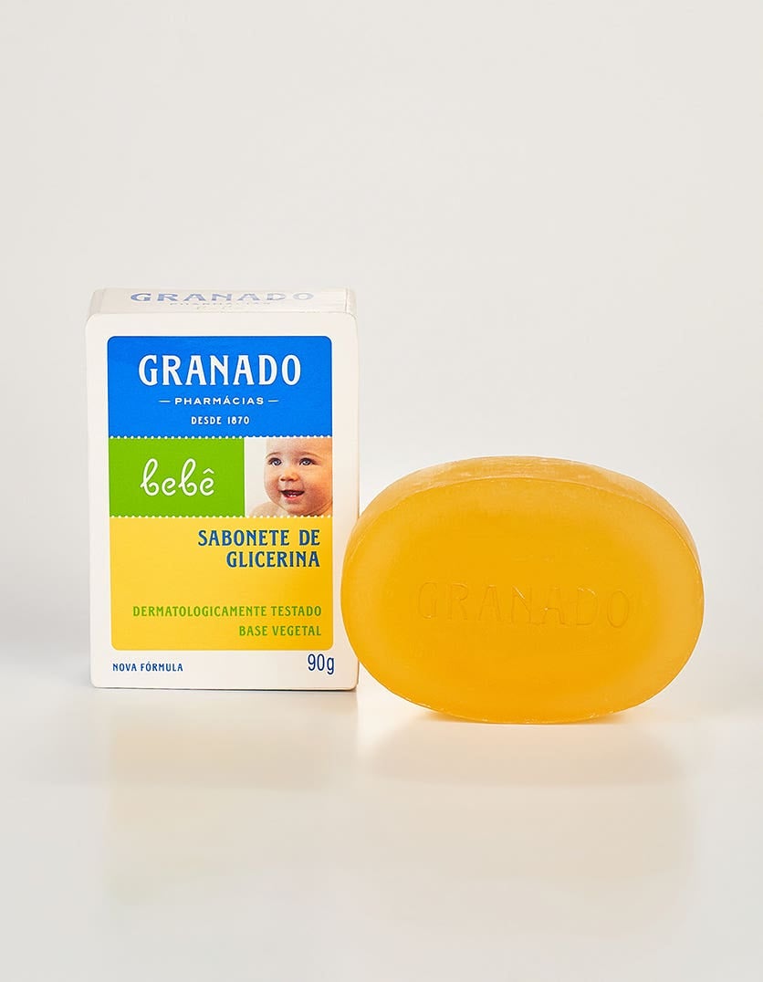 SABONETE INFANTIL GRANADO GLICERINA BEBE 90G TRADICIONAL