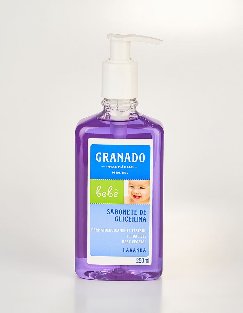 SABONETE INF LQ GRANADO GLICERINA BEBE 250ML LAVANDA