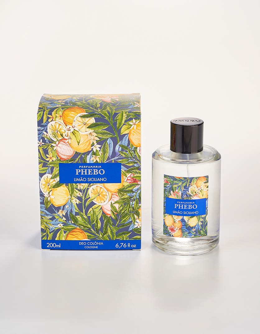DEO COLONIA PHEBO 200ML LIMAO SICILIANO