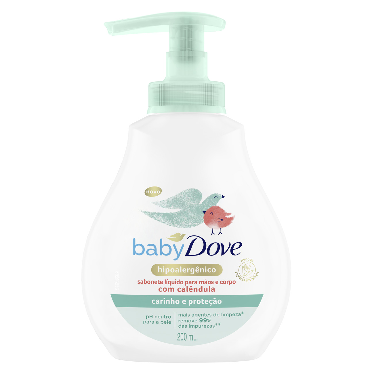 SABONETE INF LQ DOVE BABY 200ML HID SENSIVEL