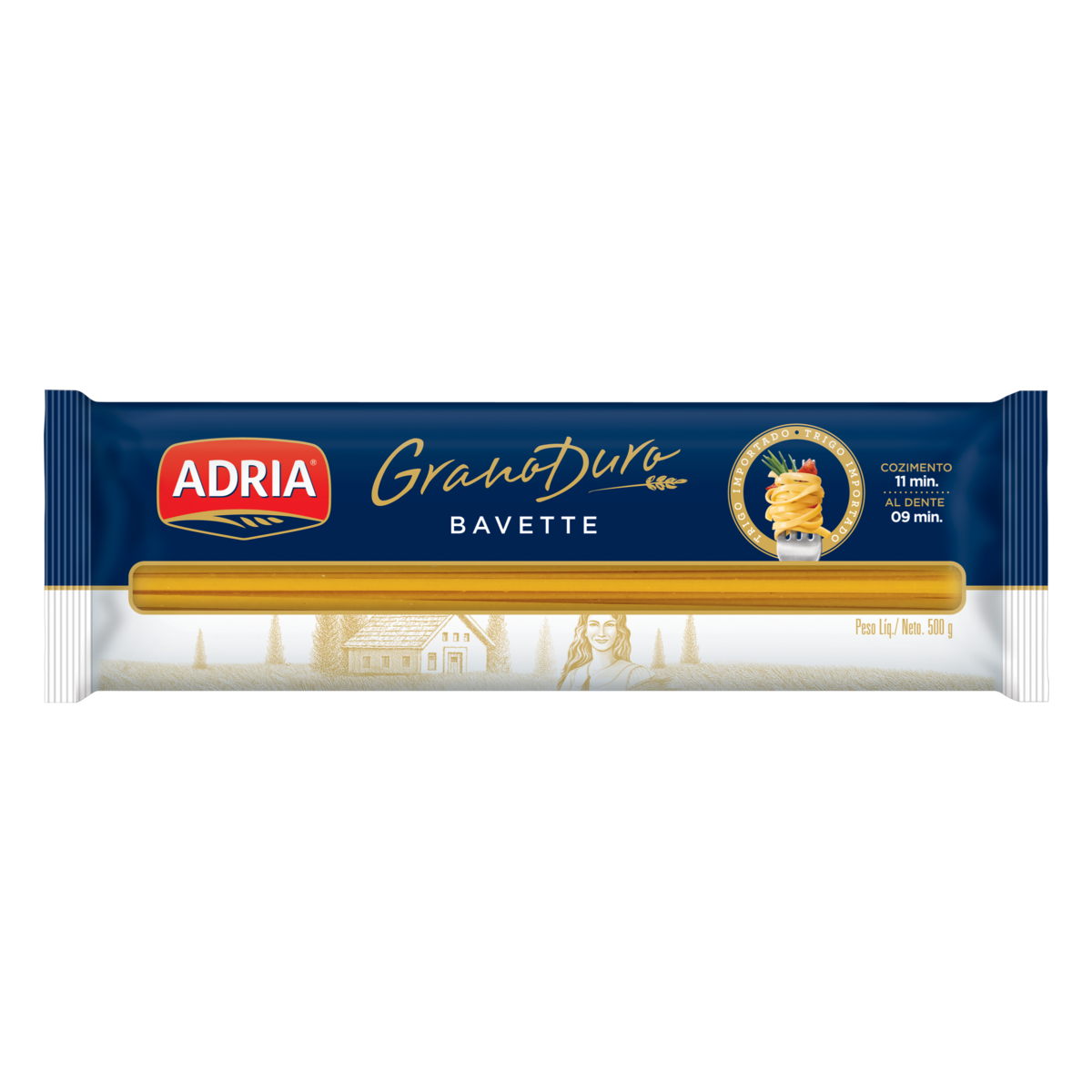MACARRAO ADRIA GRANO DURO 500G. BAVETTE