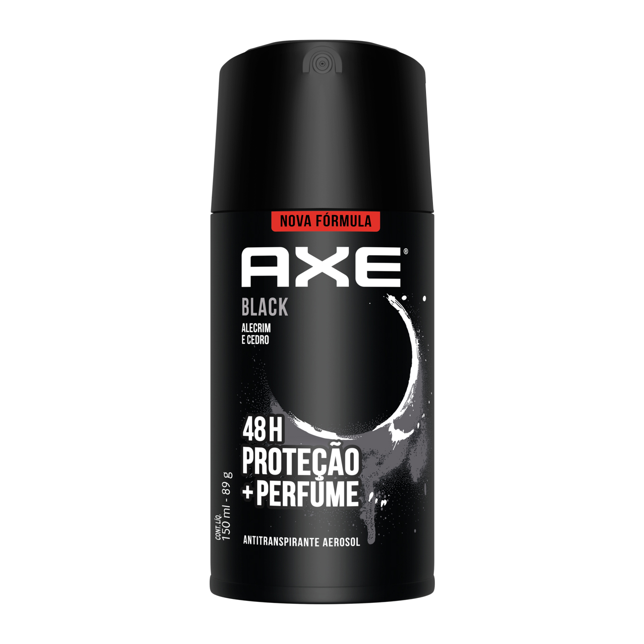 DESODORANTE AEROSOL AXE 89G 48H BLACK