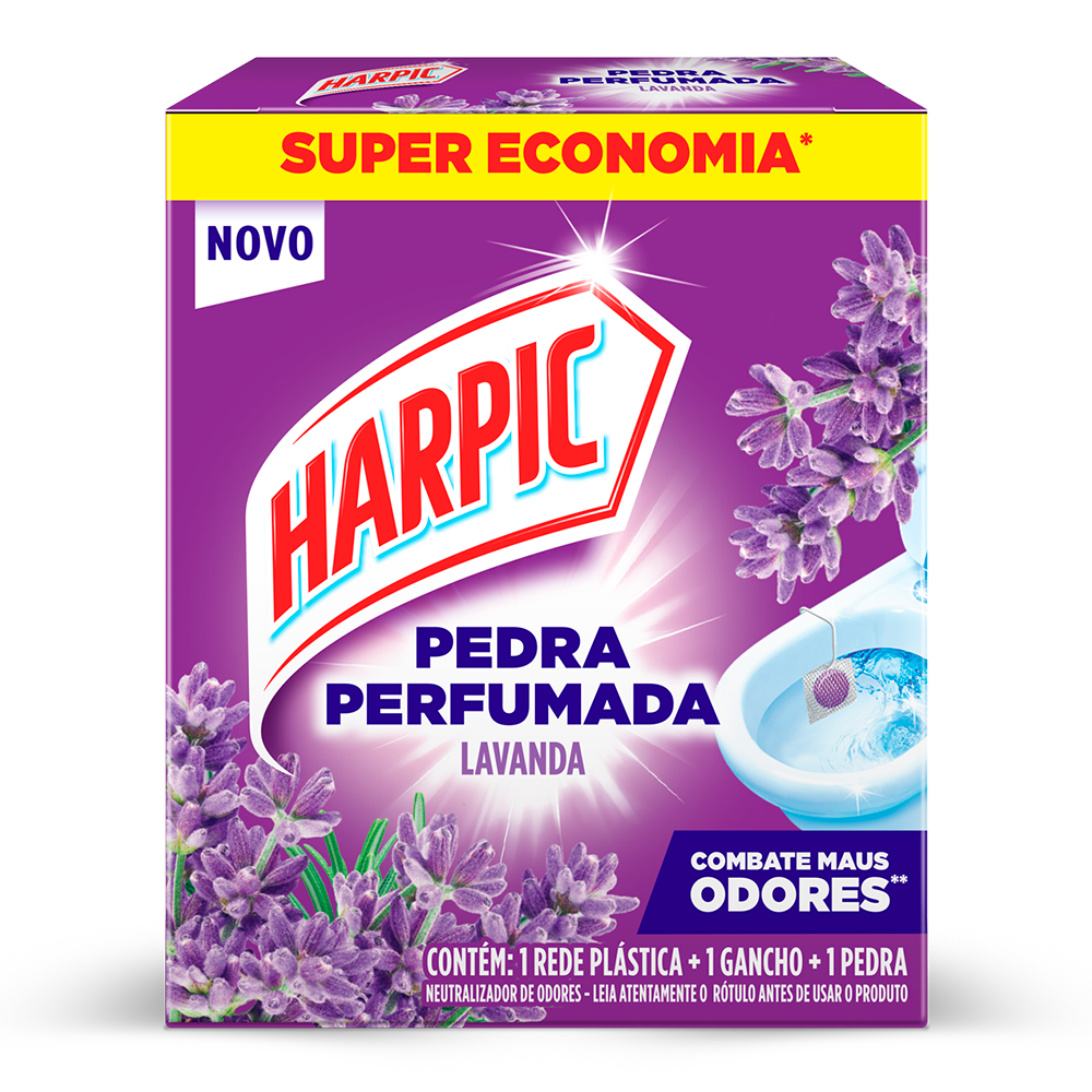 DESINFETANTE HARPIC AR PLUS PEDRA 25G. LAVANDA