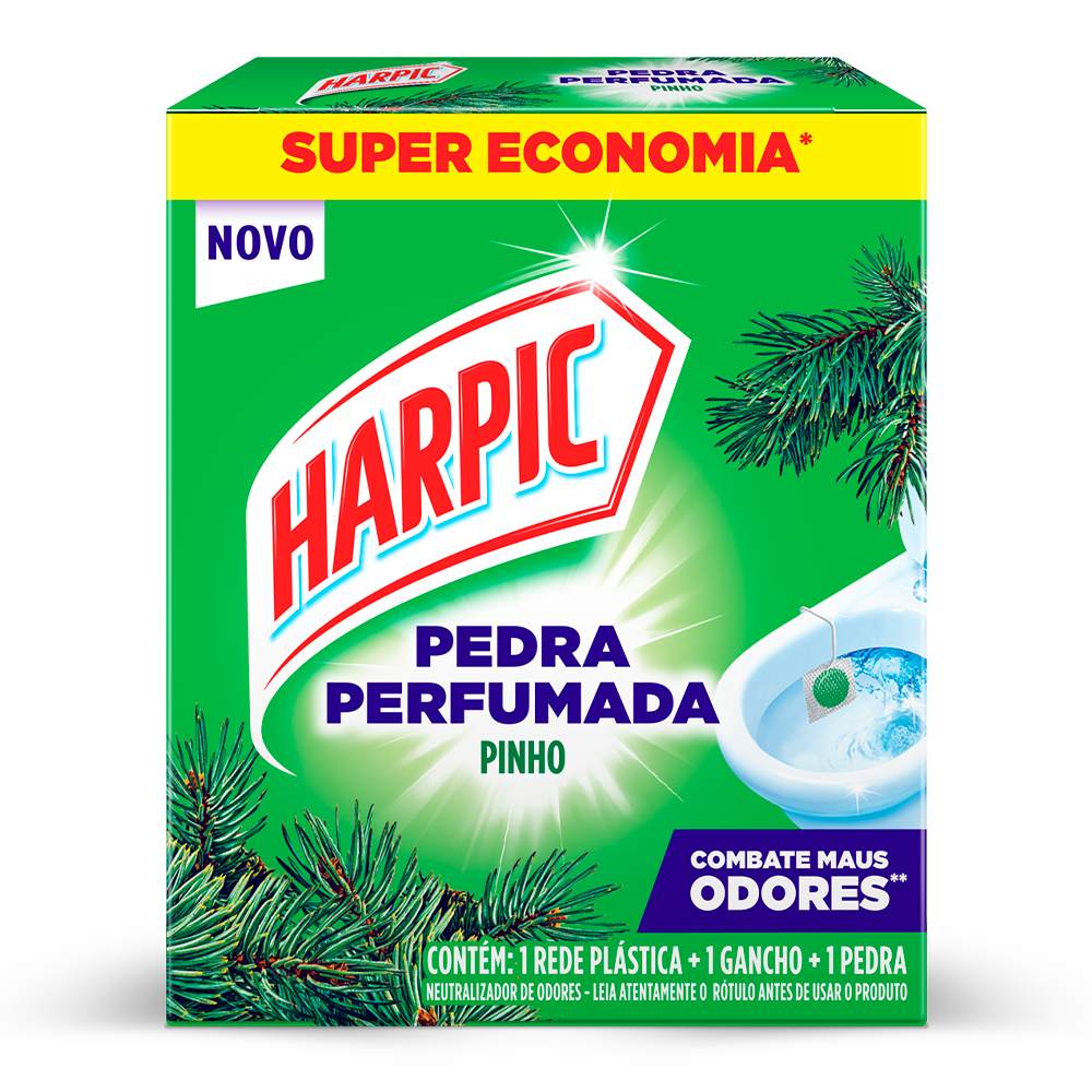 DESINFETANTE HARPIC AR PLUS PEDRA 25G. PINHO
